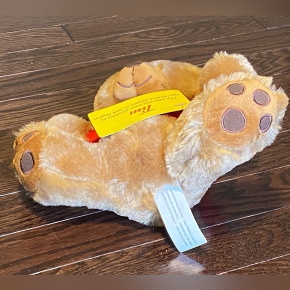 😍2/$20 NWT Tim Hortons Red T-Shirt Plush Stuffed Animal 8” - Picture 6 of 10